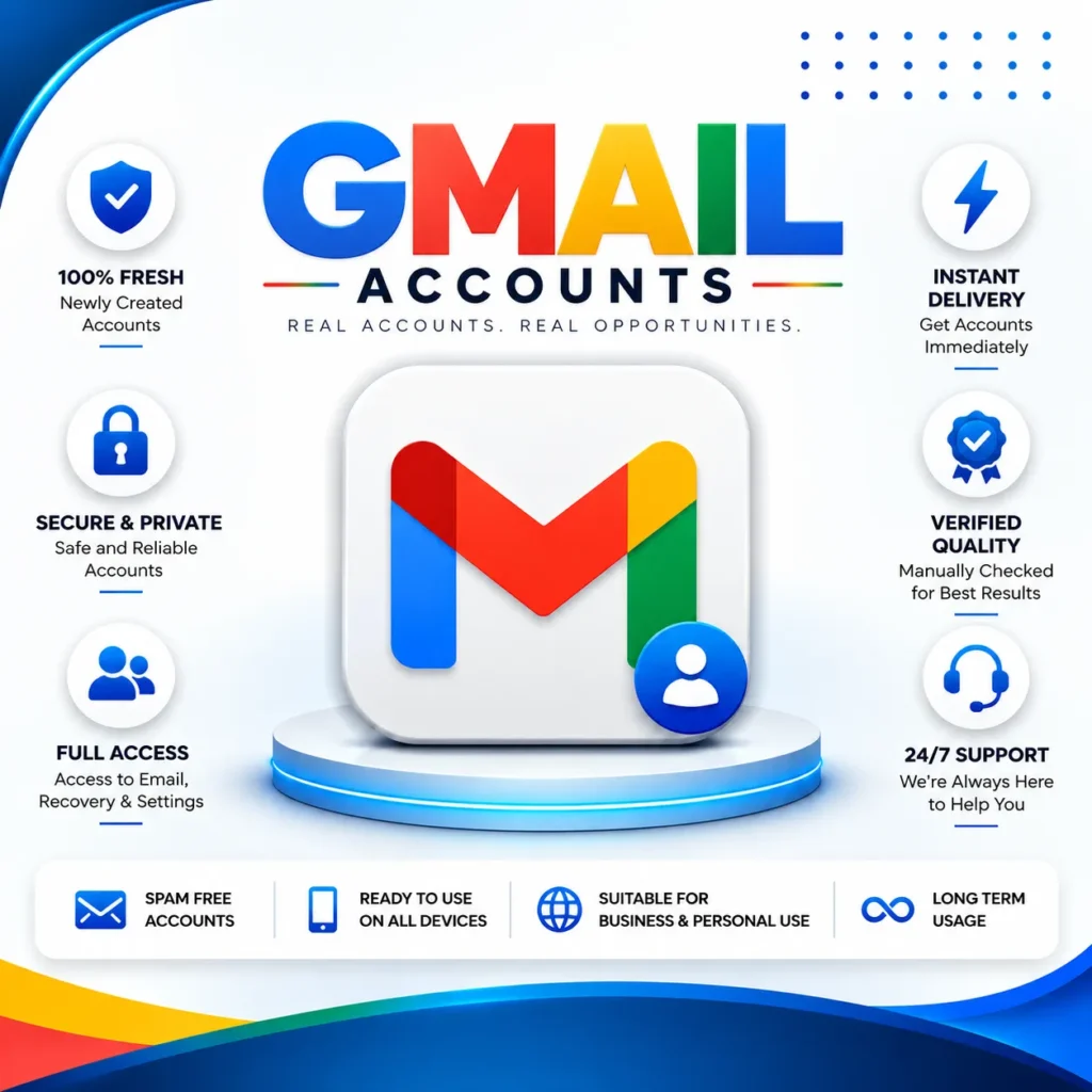Gmail pva Accounts
