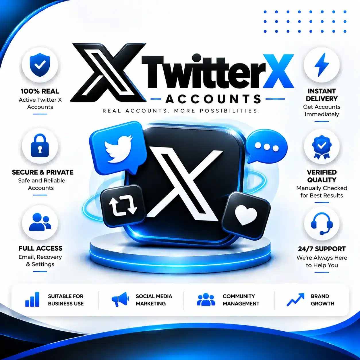 twitter x accounts pva